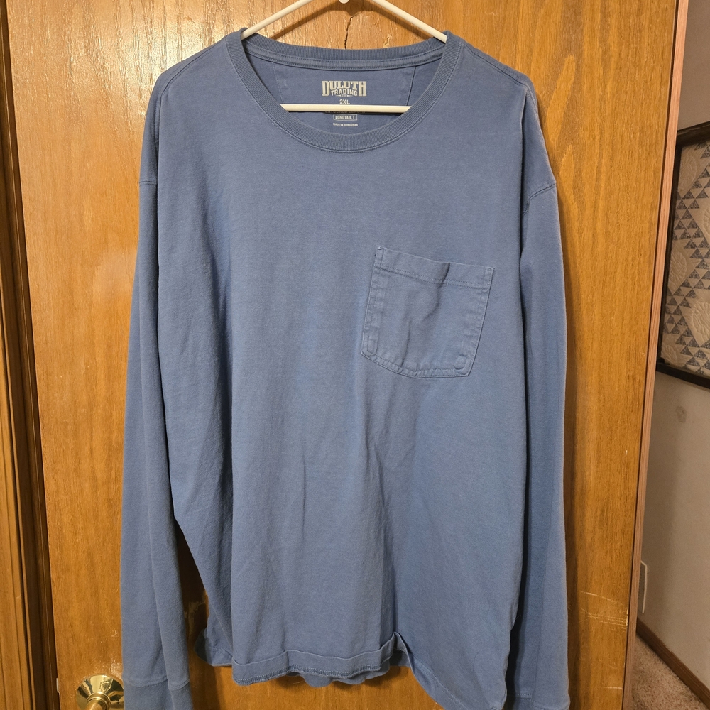 Duluth Trading Co Men's Slate Long Sleeve Tee